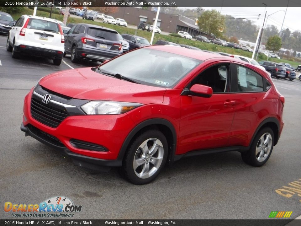 2016 Honda HR-V LX AWD Milano Red / Black Photo #4