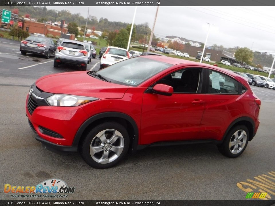 2016 Honda HR-V LX AWD Milano Red / Black Photo #5