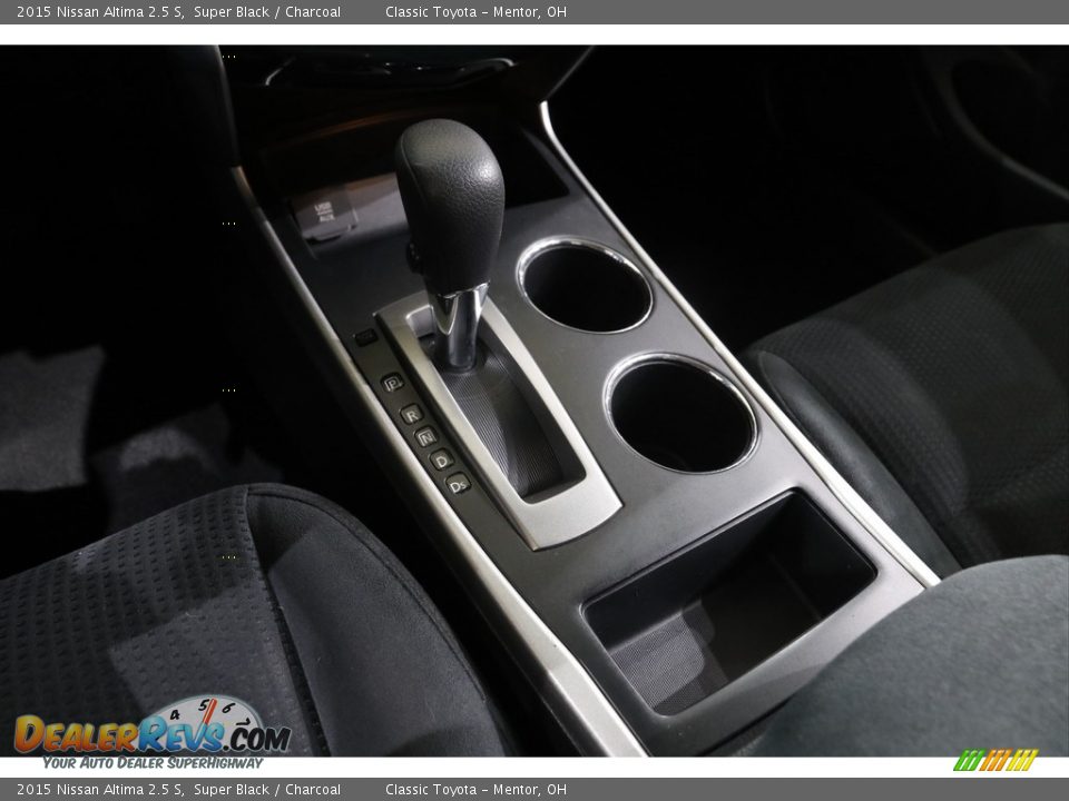 2015 Nissan Altima 2.5 S Super Black / Charcoal Photo #12