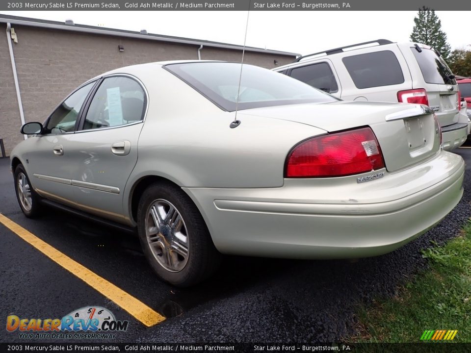 2003 Mercury Sable LS Premium Sedan Gold Ash Metallic / Medium Parchment Photo #2