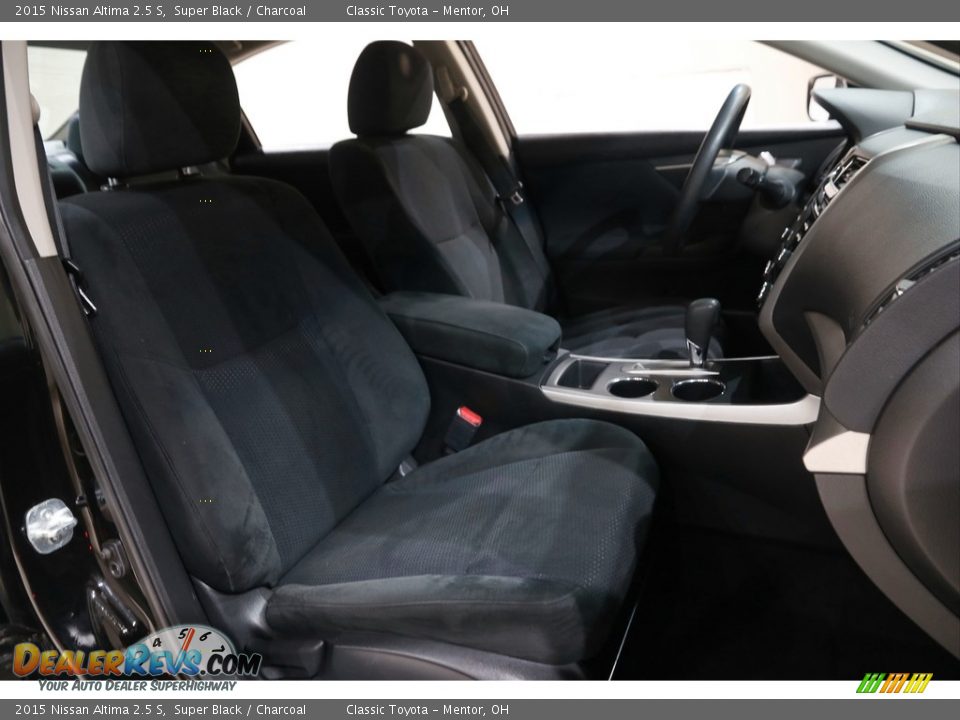 2015 Nissan Altima 2.5 S Super Black / Charcoal Photo #13