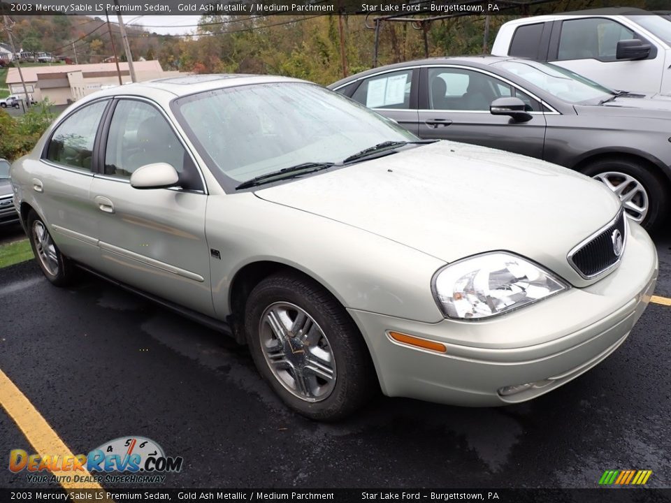 2003 Mercury Sable LS Premium Sedan Gold Ash Metallic / Medium Parchment Photo #4