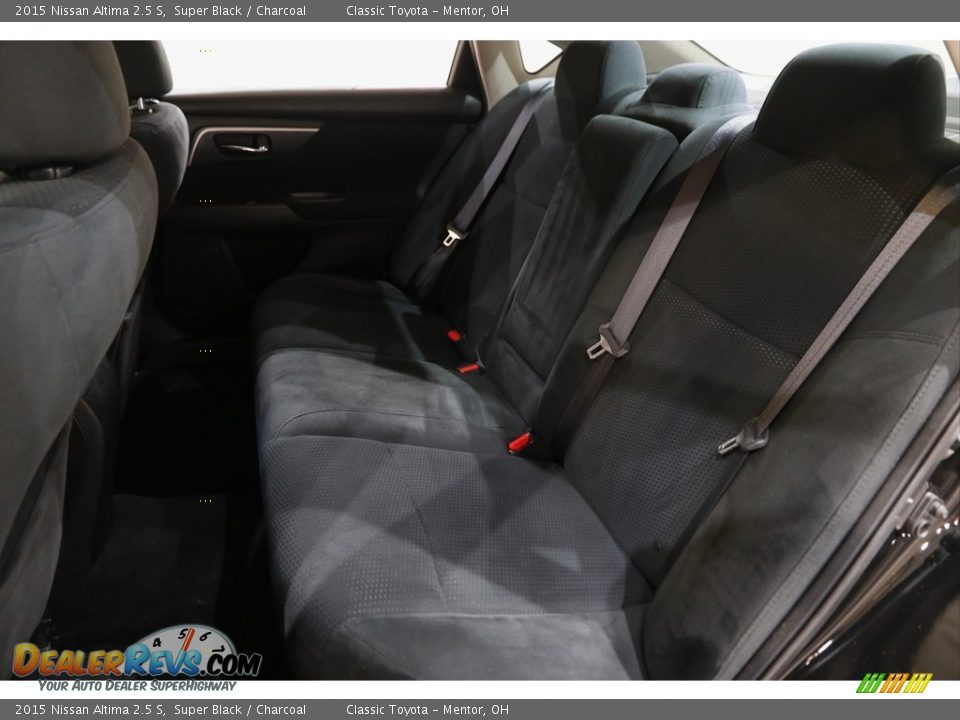 2015 Nissan Altima 2.5 S Super Black / Charcoal Photo #15