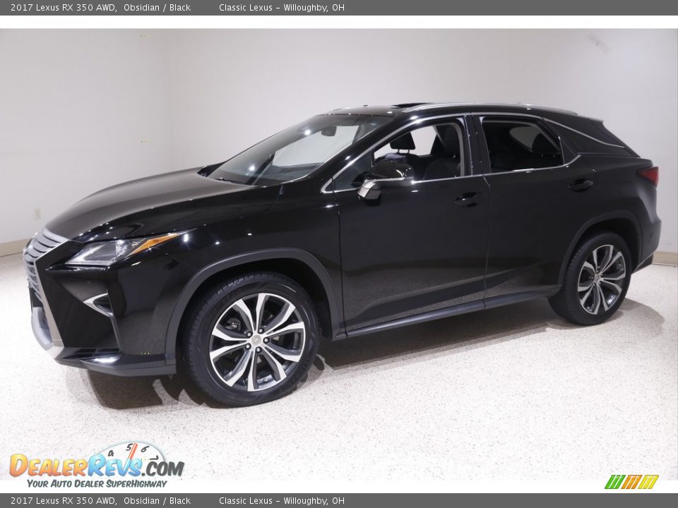 2017 Lexus RX 350 AWD Obsidian / Black Photo #3