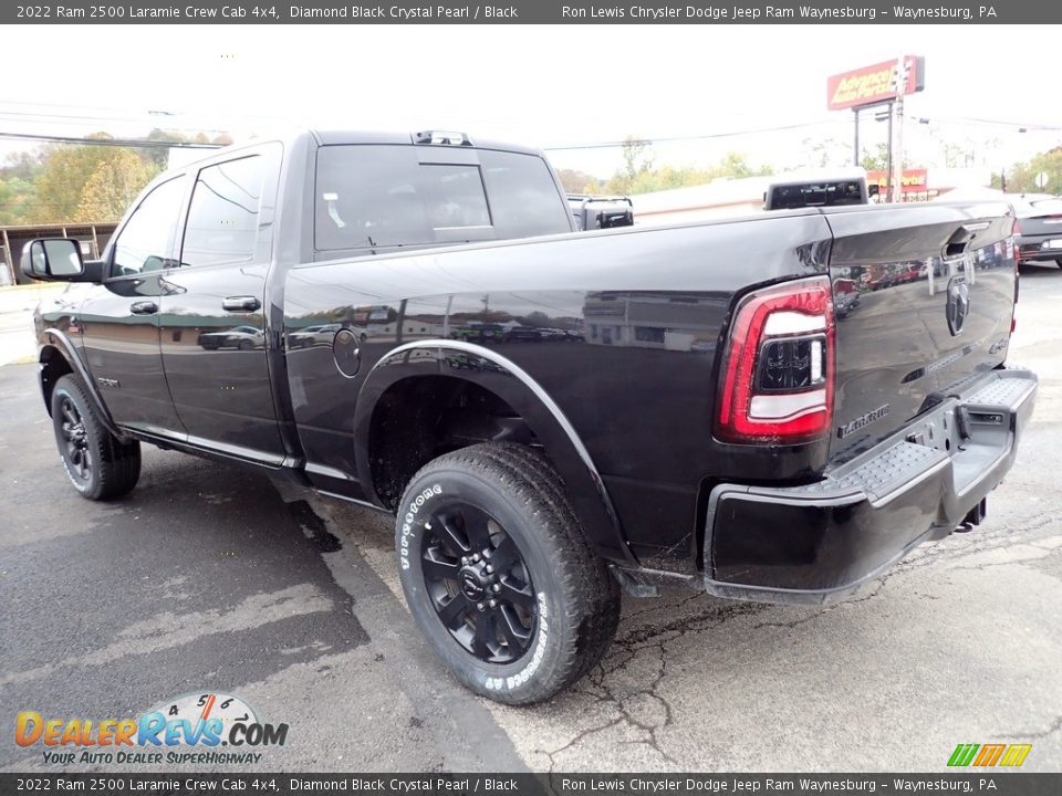 2022 Ram 2500 Laramie Crew Cab 4x4 Diamond Black Crystal Pearl / Black Photo #3