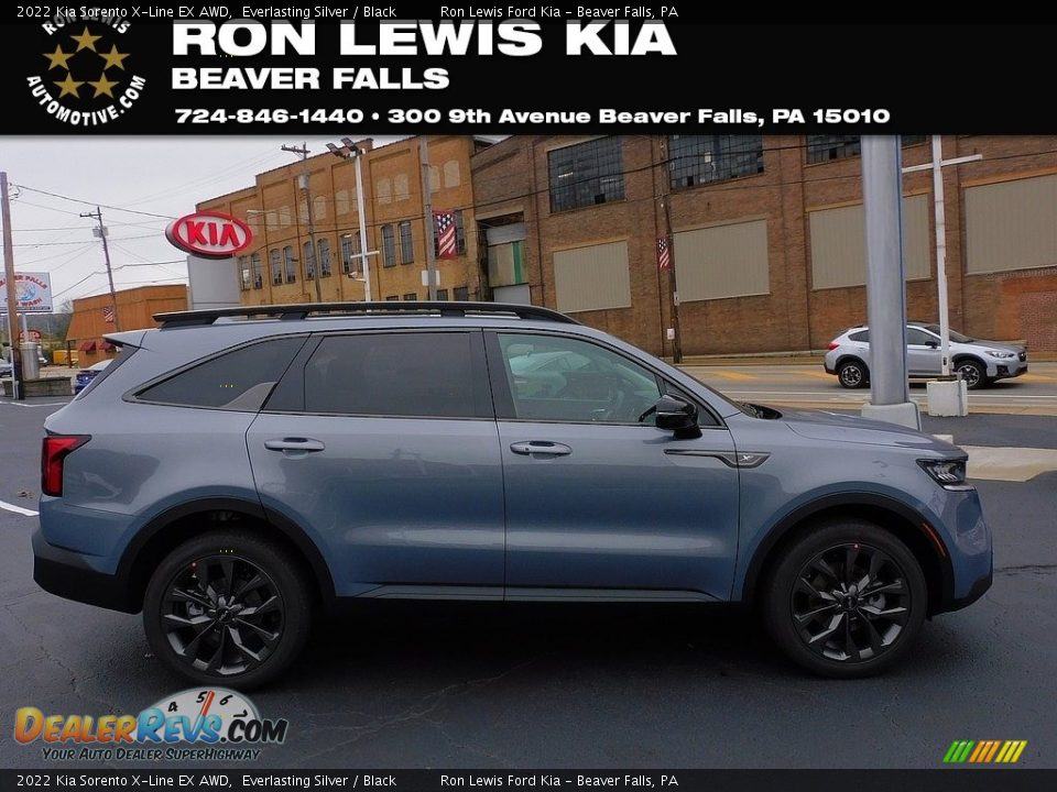 2022 Kia Sorento X-Line EX AWD Everlasting Silver / Black Photo #1