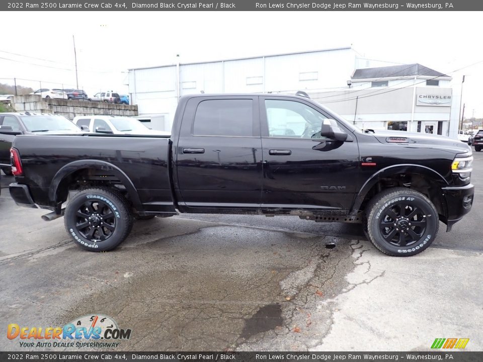 2022 Ram 2500 Laramie Crew Cab 4x4 Diamond Black Crystal Pearl / Black Photo #6