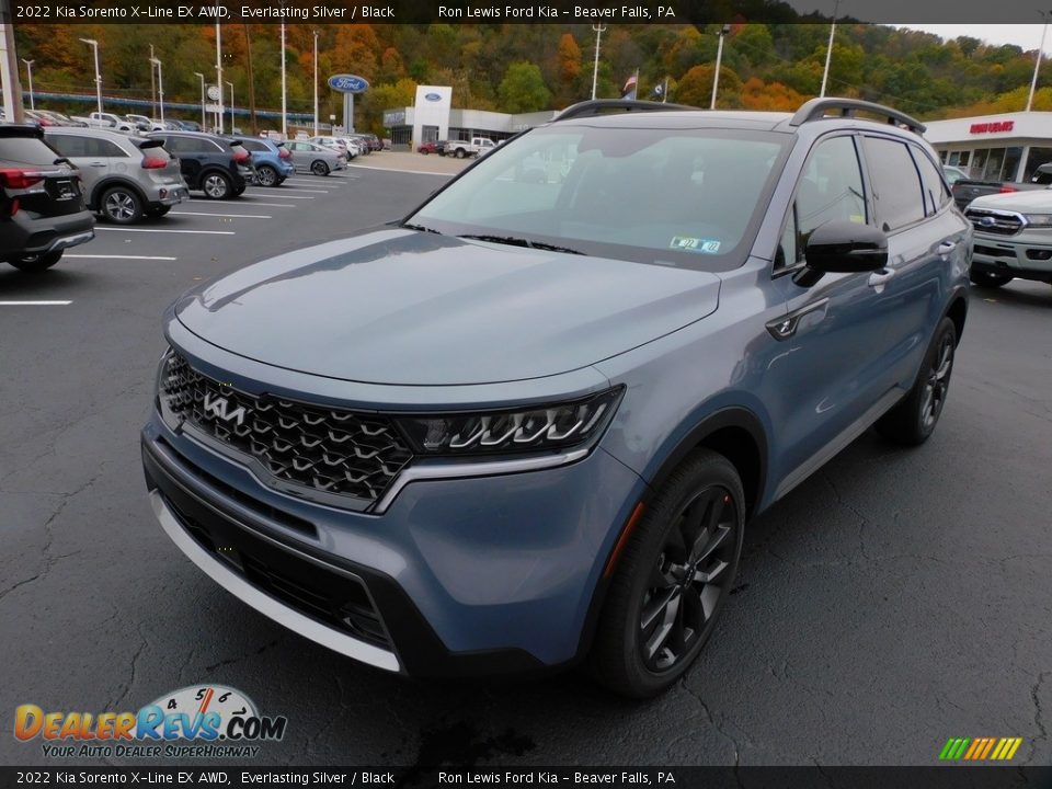 2022 Kia Sorento X-Line EX AWD Everlasting Silver / Black Photo #7