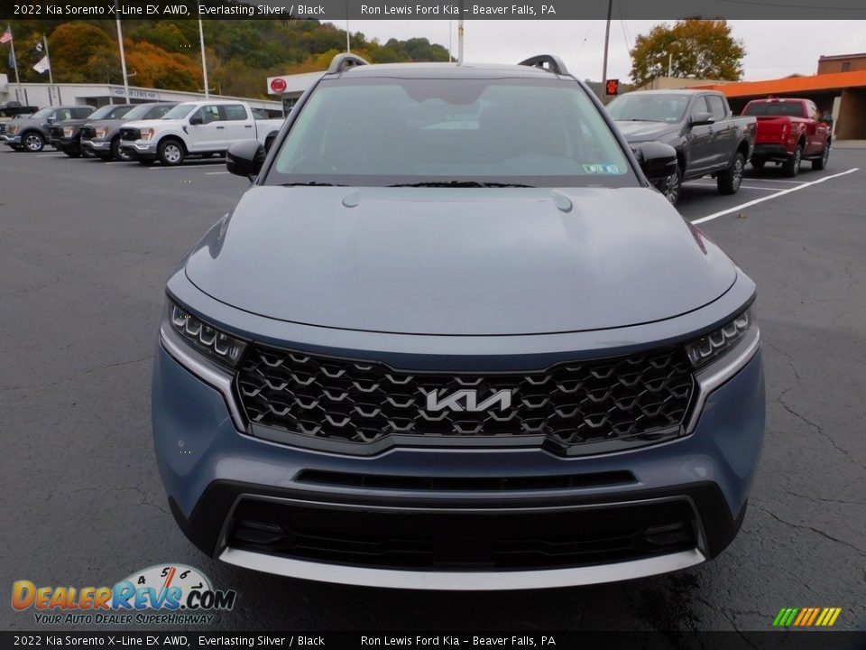 2022 Kia Sorento X-Line EX AWD Everlasting Silver / Black Photo #8