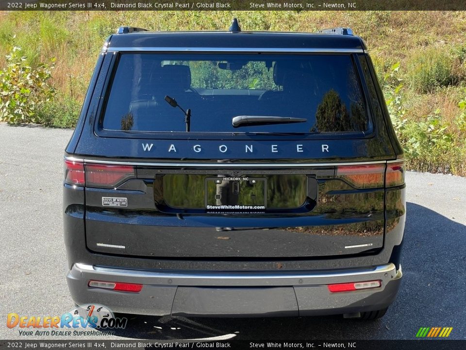 2022 Jeep Wagoneer Series III 4x4 Diamond Black Crystal Pearl / Global Black Photo #9