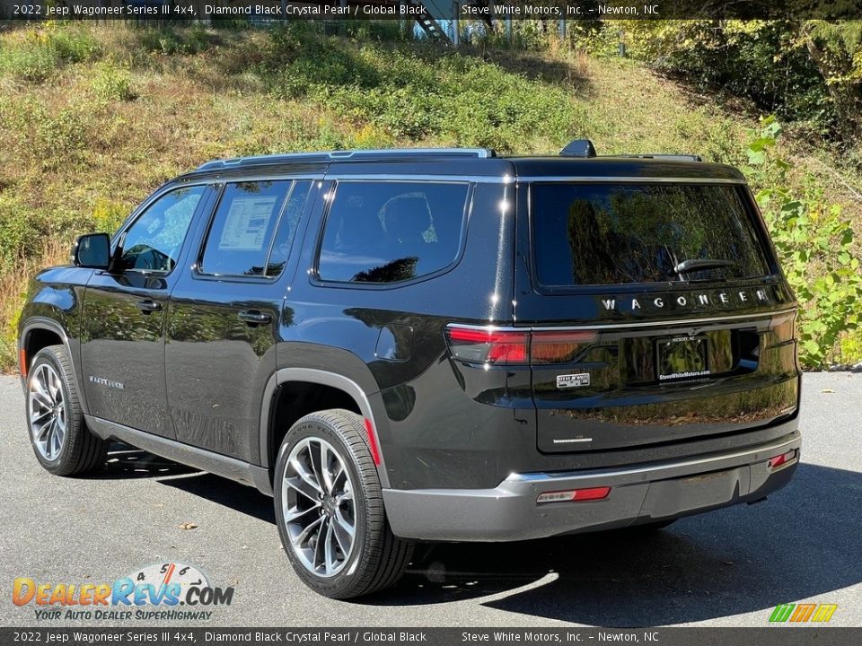 2022 Jeep Wagoneer Series III 4x4 Diamond Black Crystal Pearl / Global Black Photo #11