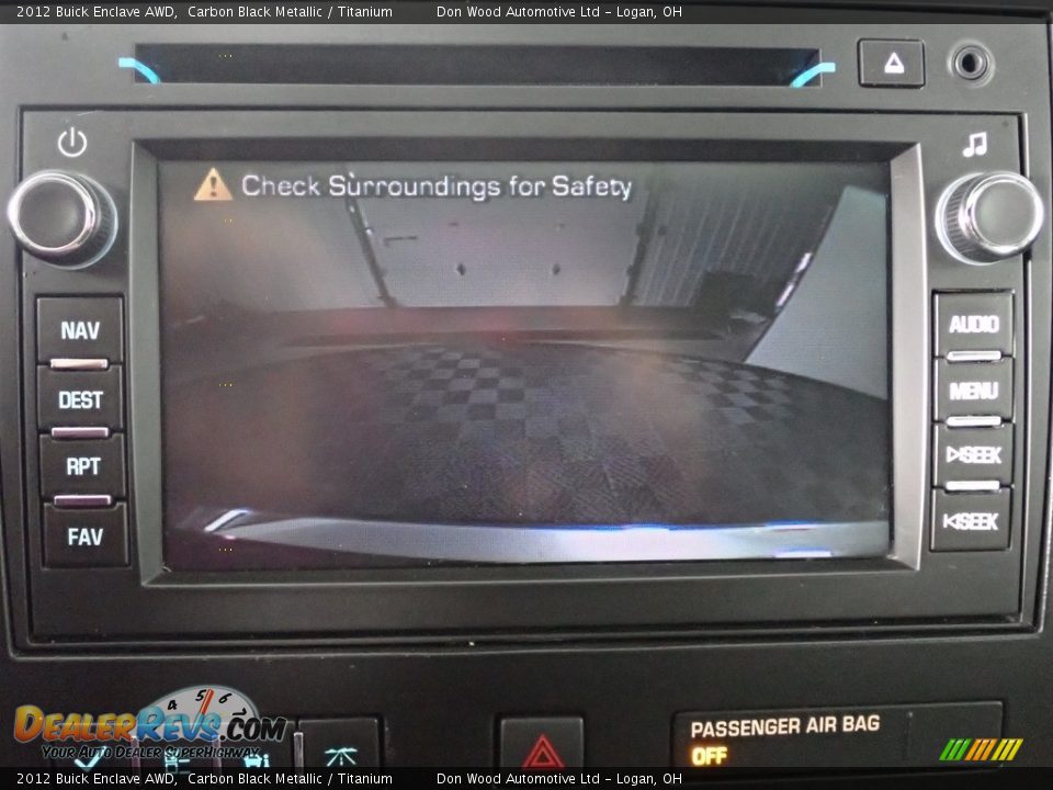 2012 Buick Enclave AWD Carbon Black Metallic / Titanium Photo #2
