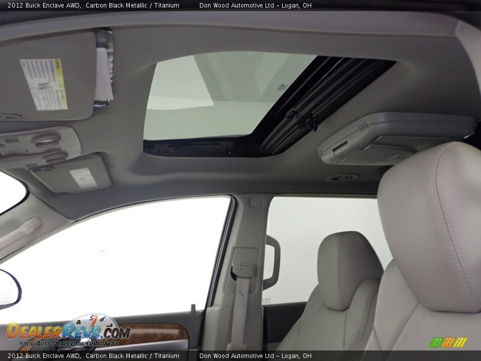 2012 Buick Enclave AWD Carbon Black Metallic / Titanium Photo #3