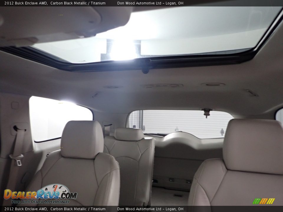 2012 Buick Enclave AWD Carbon Black Metallic / Titanium Photo #4
