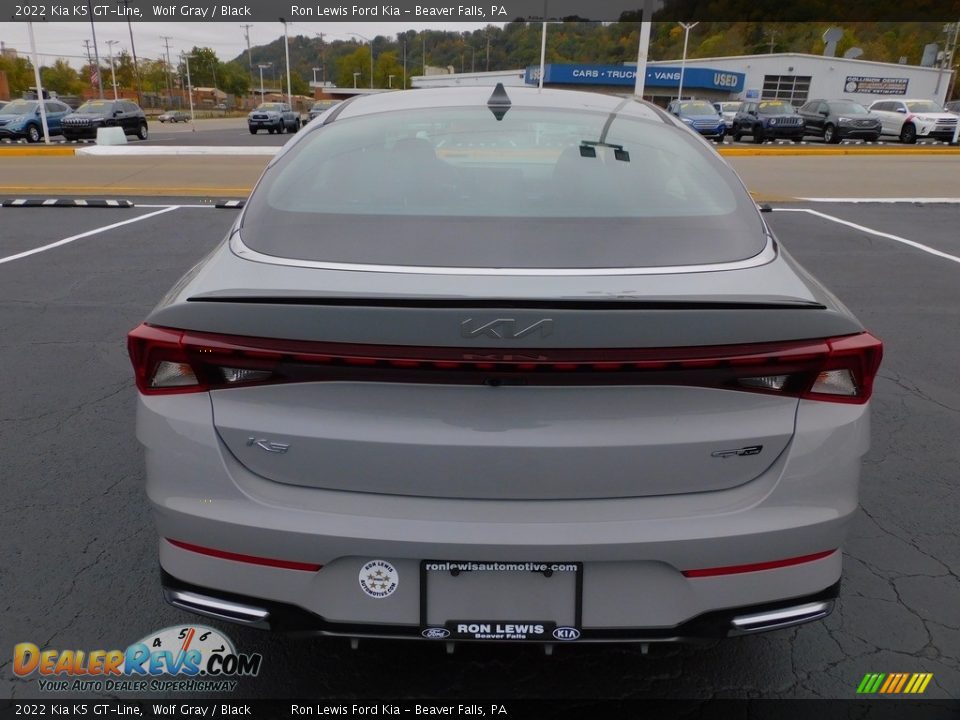 2022 Kia K5 GT-Line Wolf Gray / Black Photo #3