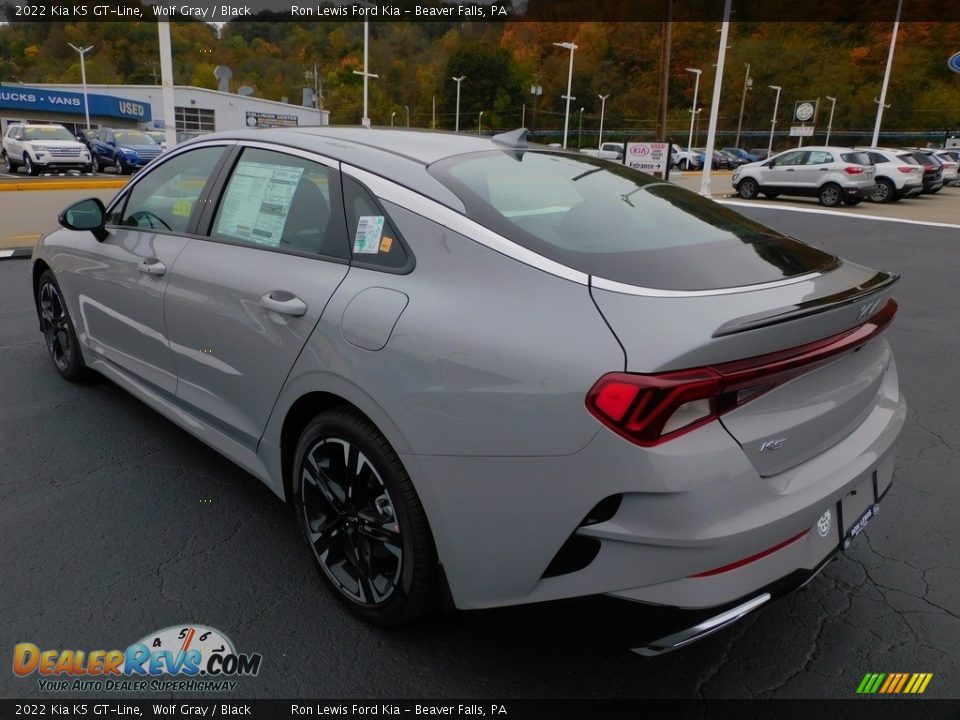 2022 Kia K5 GT-Line Wolf Gray / Black Photo #5