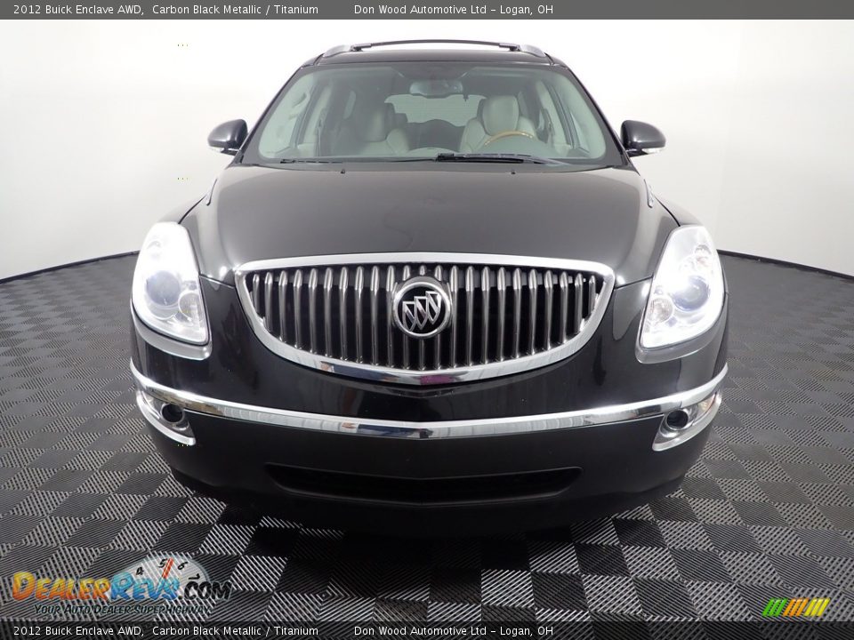 2012 Buick Enclave AWD Carbon Black Metallic / Titanium Photo #10