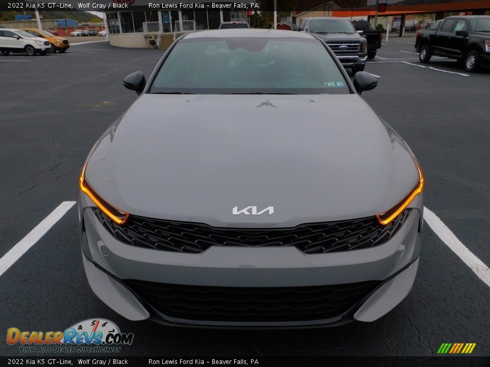 2022 Kia K5 GT-Line Wolf Gray / Black Photo #8
