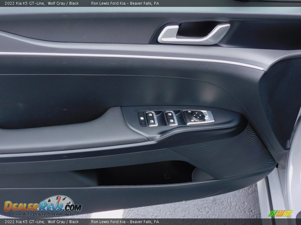2022 Kia K5 GT-Line Wolf Gray / Black Photo #14