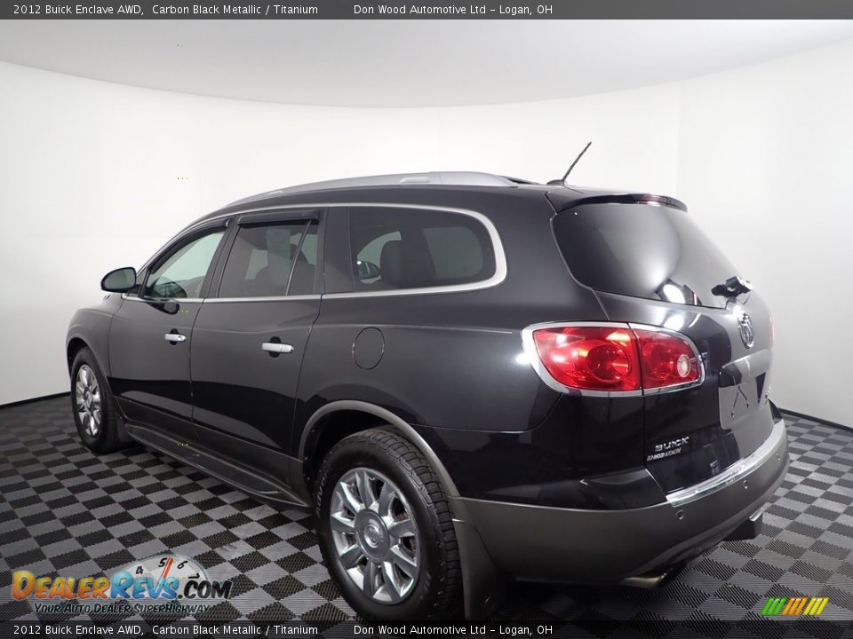 2012 Buick Enclave AWD Carbon Black Metallic / Titanium Photo #18