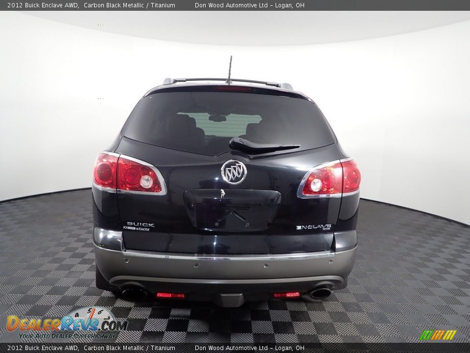 2012 Buick Enclave AWD Carbon Black Metallic / Titanium Photo #19
