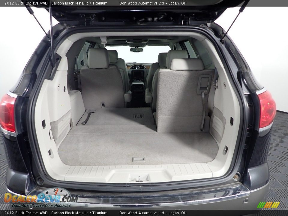 2012 Buick Enclave AWD Carbon Black Metallic / Titanium Photo #21