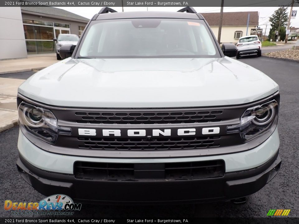 2021 Ford Bronco Sport Badlands 4x4 Cactus Gray / Ebony Photo #9