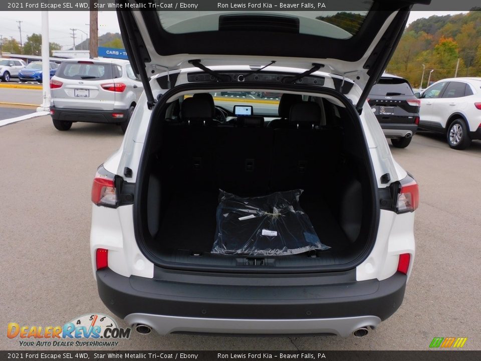 2021 Ford Escape SEL 4WD Star White Metallic Tri-Coat / Ebony Photo #4