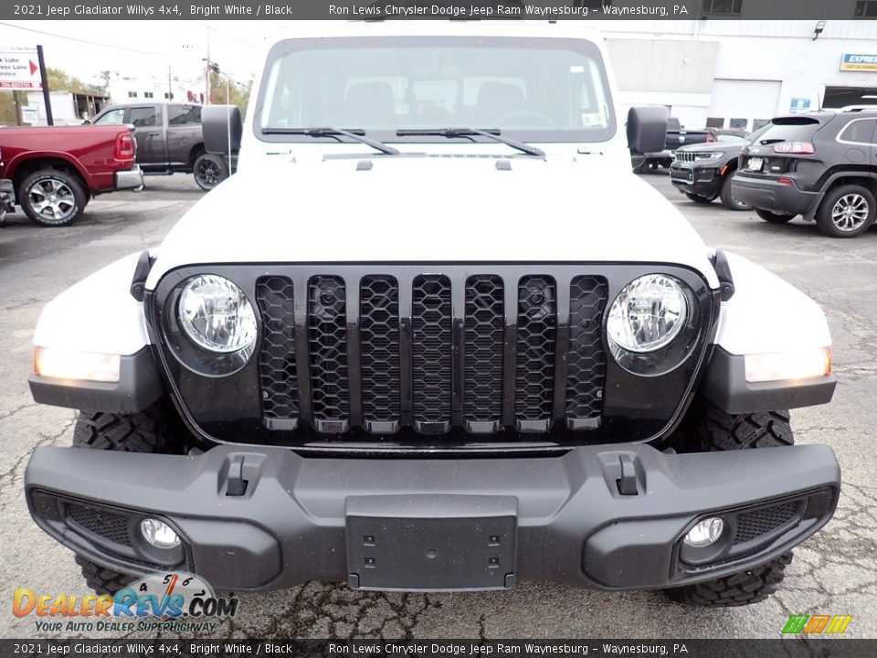 2021 Jeep Gladiator Willys 4x4 Bright White / Black Photo #8