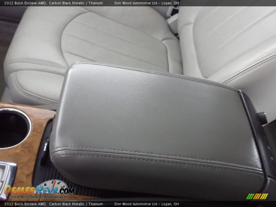 2012 Buick Enclave AWD Carbon Black Metallic / Titanium Photo #33
