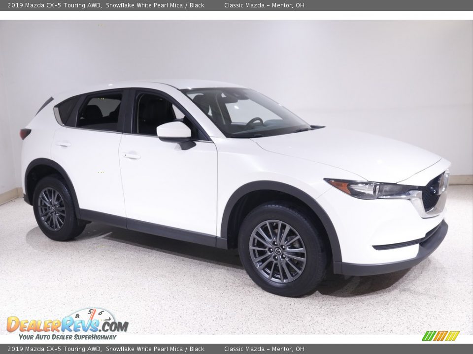 2019 Mazda CX-5 Touring AWD Snowflake White Pearl Mica / Black Photo #1