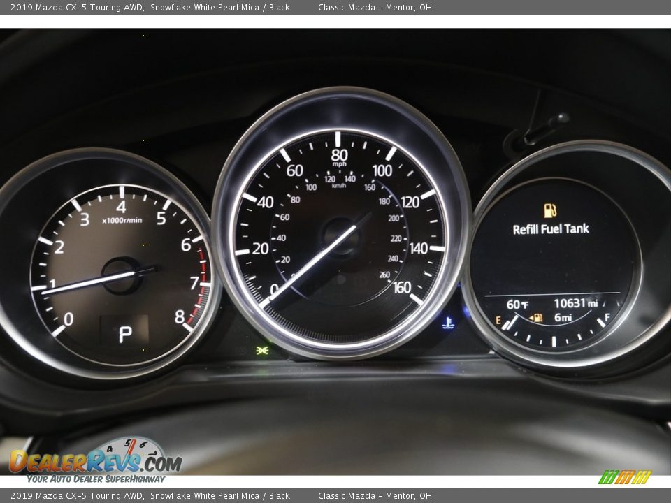 2019 Mazda CX-5 Touring AWD Snowflake White Pearl Mica / Black Photo #8