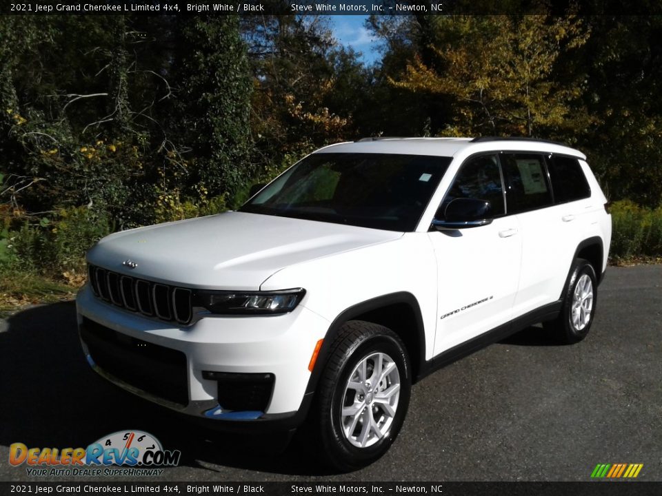 2021 Jeep Grand Cherokee L Limited 4x4 Bright White / Black Photo #2
