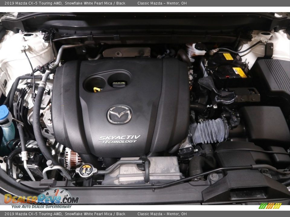 2019 Mazda CX-5 Touring AWD Snowflake White Pearl Mica / Black Photo #17