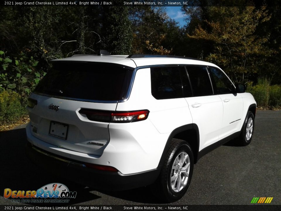 2021 Jeep Grand Cherokee L Limited 4x4 Bright White / Black Photo #6