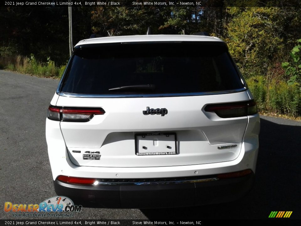 2021 Jeep Grand Cherokee L Limited 4x4 Bright White / Black Photo #7