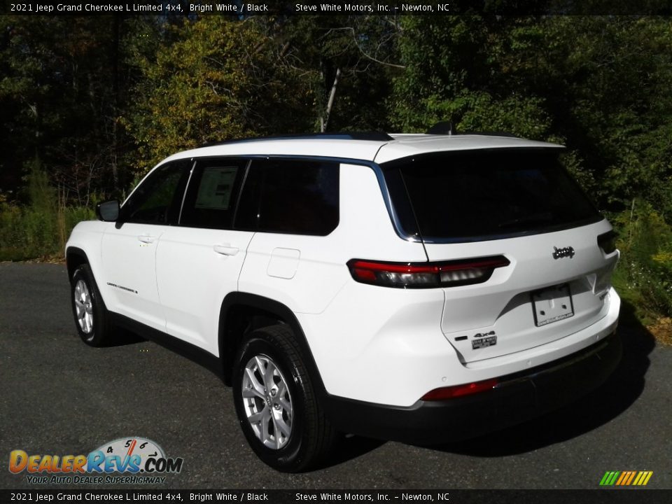 2021 Jeep Grand Cherokee L Limited 4x4 Bright White / Black Photo #8