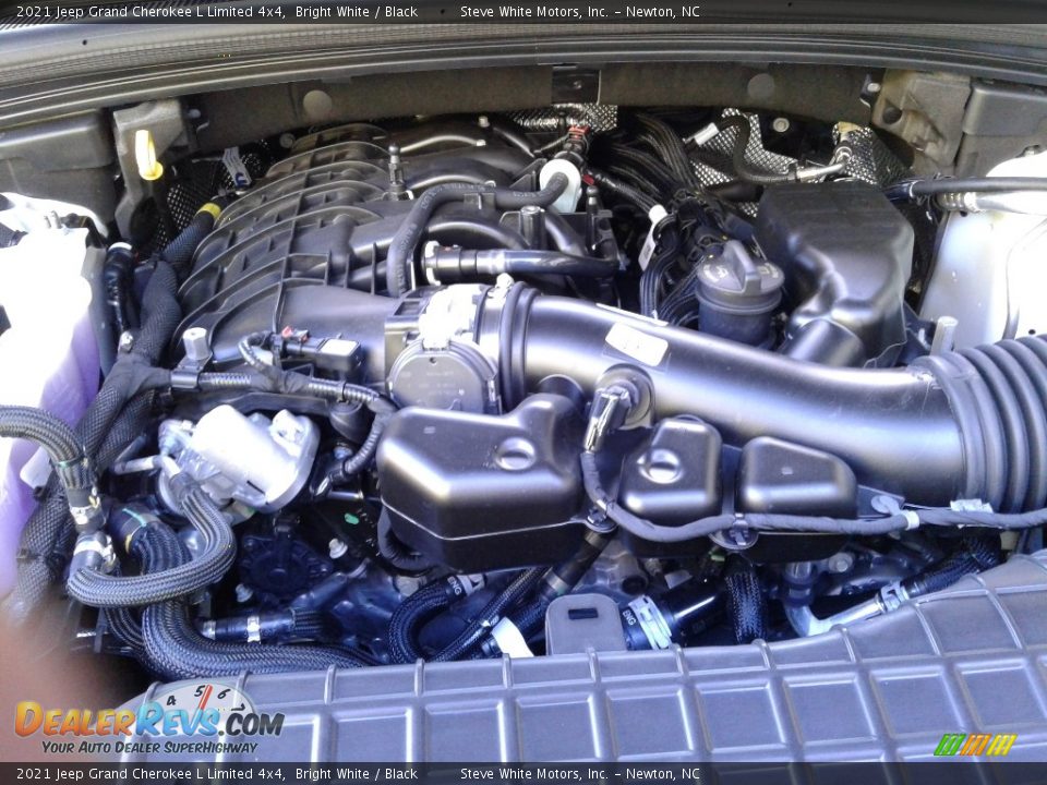 2021 Jeep Grand Cherokee L Limited 4x4 Bright White / Black Photo #9