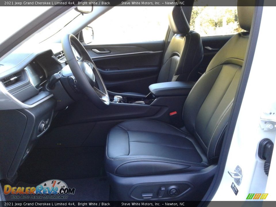 2021 Jeep Grand Cherokee L Limited 4x4 Bright White / Black Photo #10
