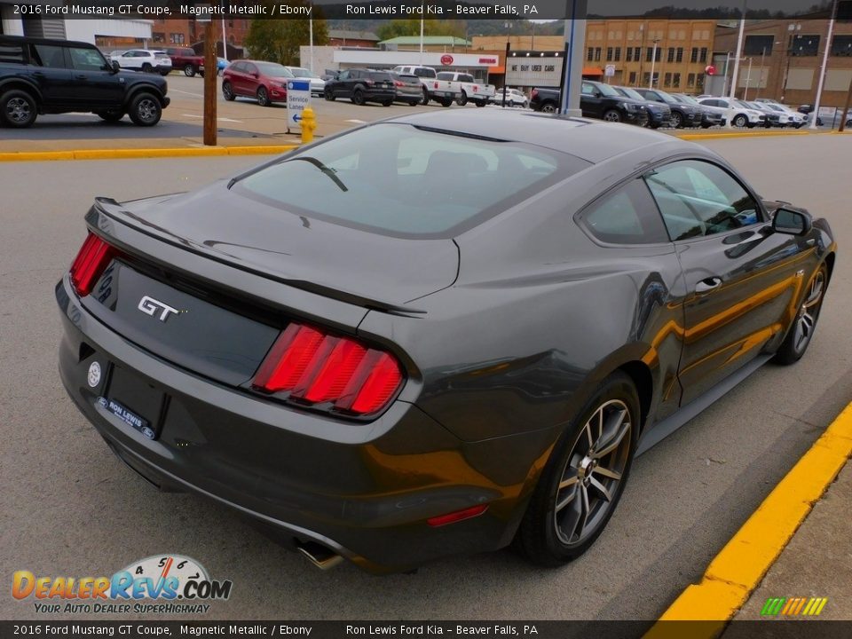 2016 Ford Mustang GT Coupe Magnetic Metallic / Ebony Photo #2