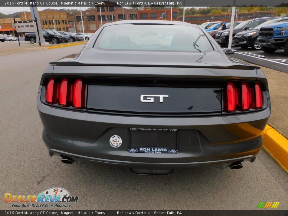 2016 Ford Mustang GT Coupe Magnetic Metallic / Ebony Photo #3