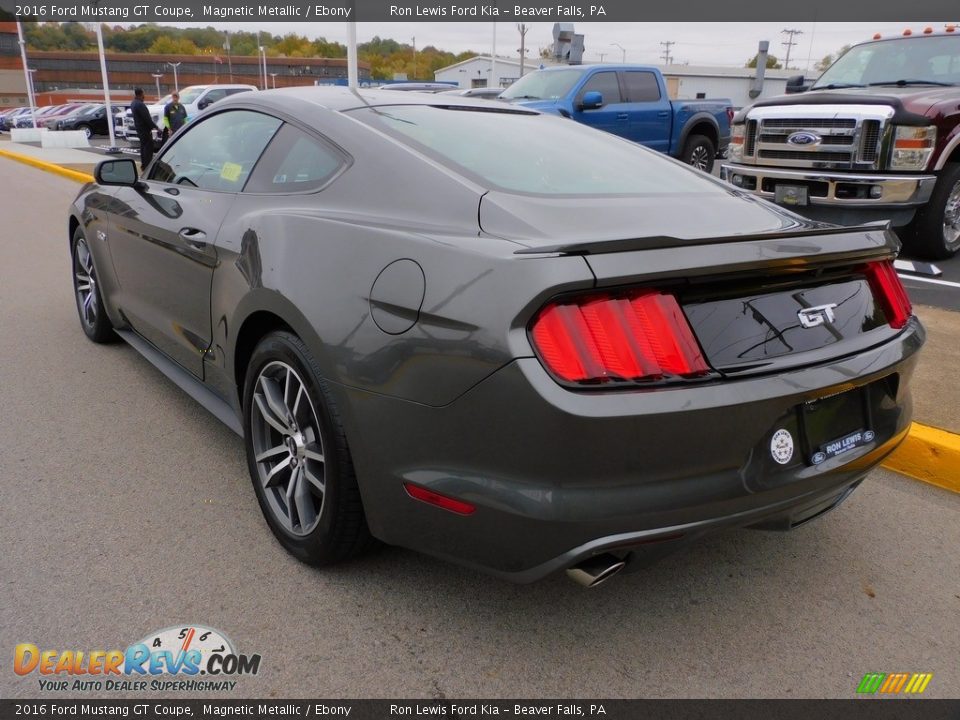 2016 Ford Mustang GT Coupe Magnetic Metallic / Ebony Photo #4