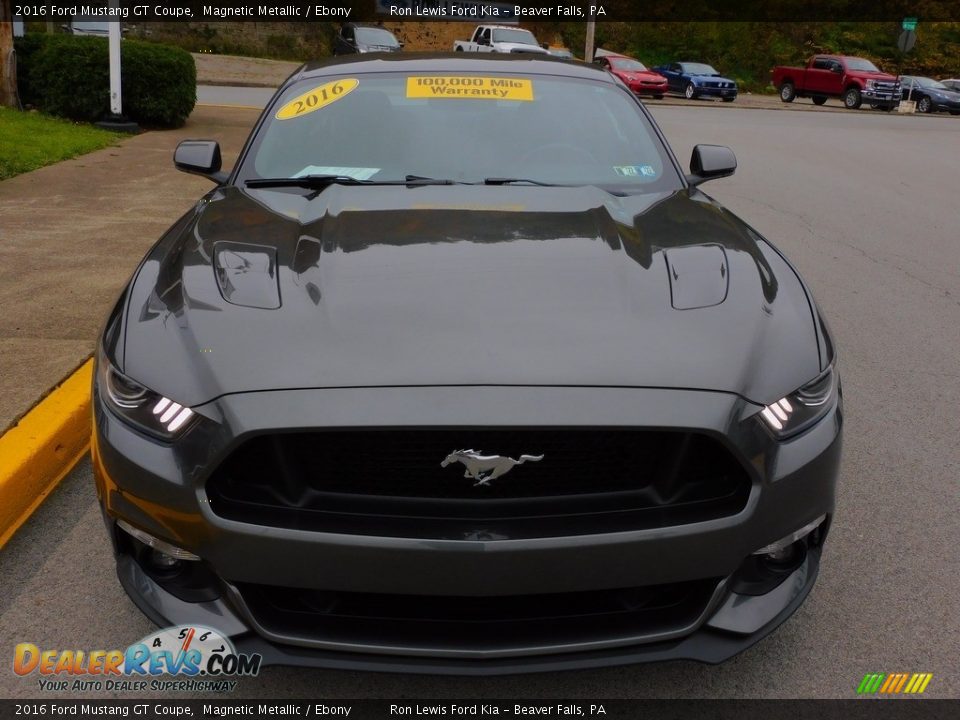 2016 Ford Mustang GT Coupe Magnetic Metallic / Ebony Photo #7