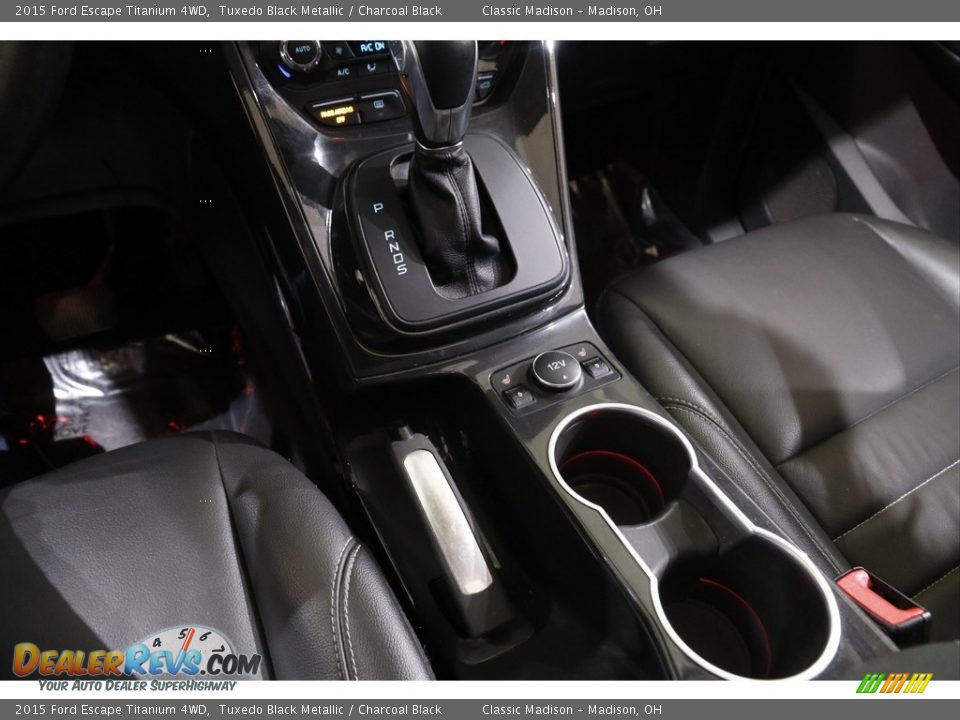 2015 Ford Escape Titanium 4WD Tuxedo Black Metallic / Charcoal Black Photo #14