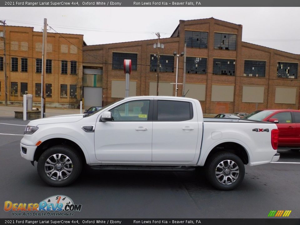 Oxford White 2021 Ford Ranger Lariat SuperCrew 4x4 Photo #6