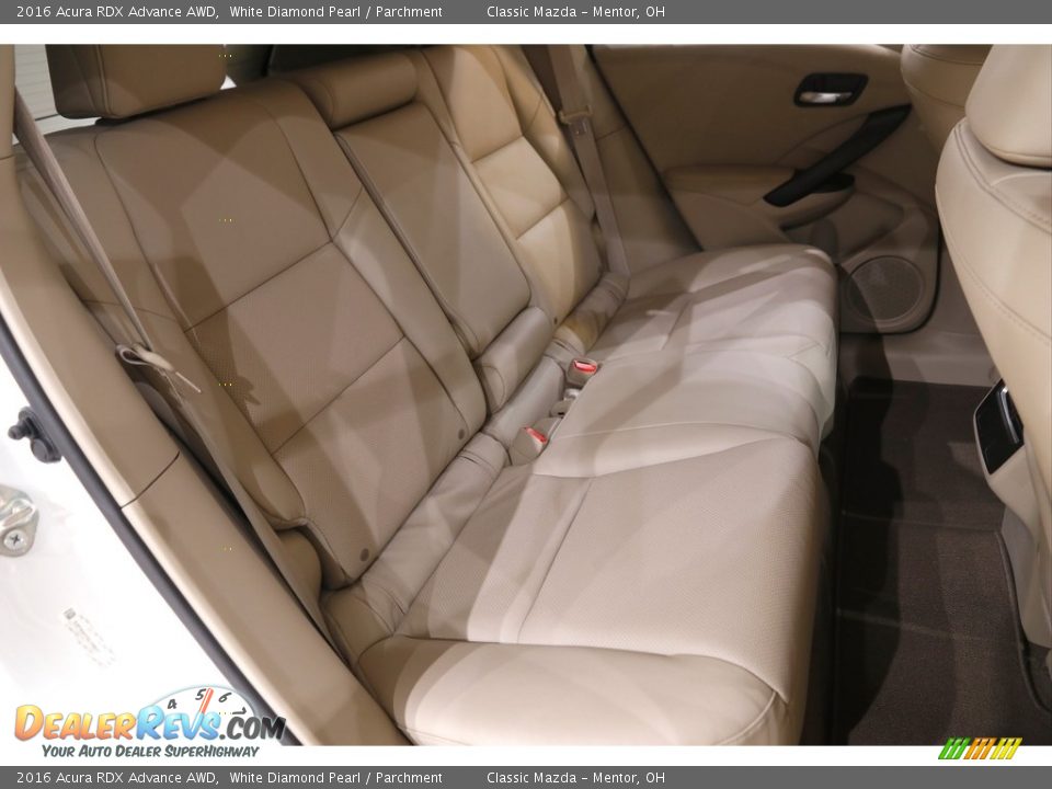 Rear Seat of 2016 Acura RDX Advance AWD Photo #17