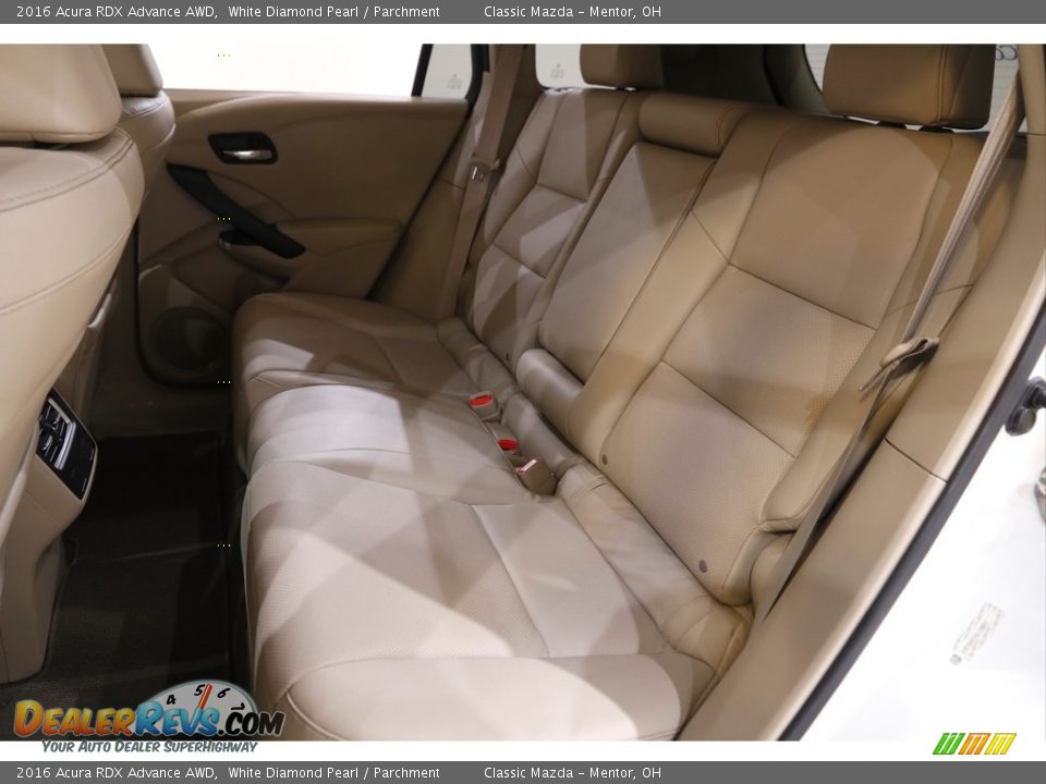 Rear Seat of 2016 Acura RDX Advance AWD Photo #18