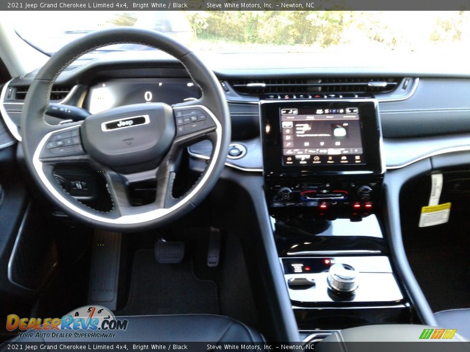 2021 Jeep Grand Cherokee L Limited 4x4 Bright White / Black Photo #20