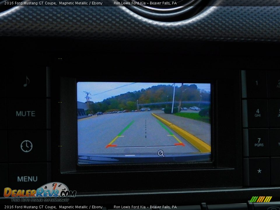 2016 Ford Mustang GT Coupe Magnetic Metallic / Ebony Photo #15