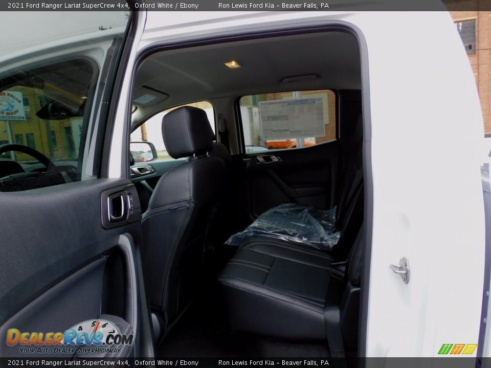 2021 Ford Ranger Lariat SuperCrew 4x4 Oxford White / Ebony Photo #12